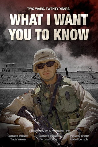 What I Want You to Know