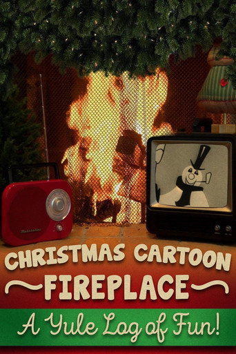 Christmas Cartoon Fireplace - A Yule Log of Fun!